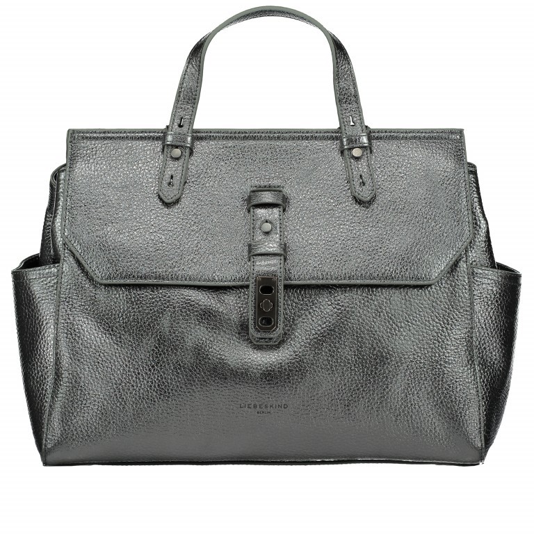 Handtasche Heavy Idaho Rock Grey Metallic, Farbe: metallic, Marke: Liebeskind Berlin, Abmessungen in cm: 34x27x10, Bild 1 von 6