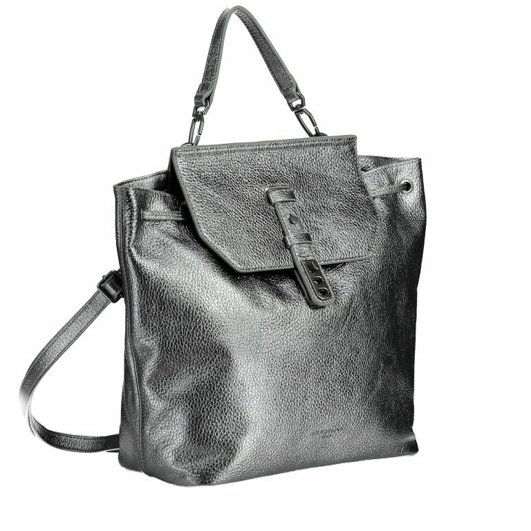 Rucksack Heavy Wisconsin Backpack Rock Grey Metallic, Farbe: metallic, Marke: Liebeskind Berlin, Abmessungen in cm: 28x31x14, Bild 2 von 7