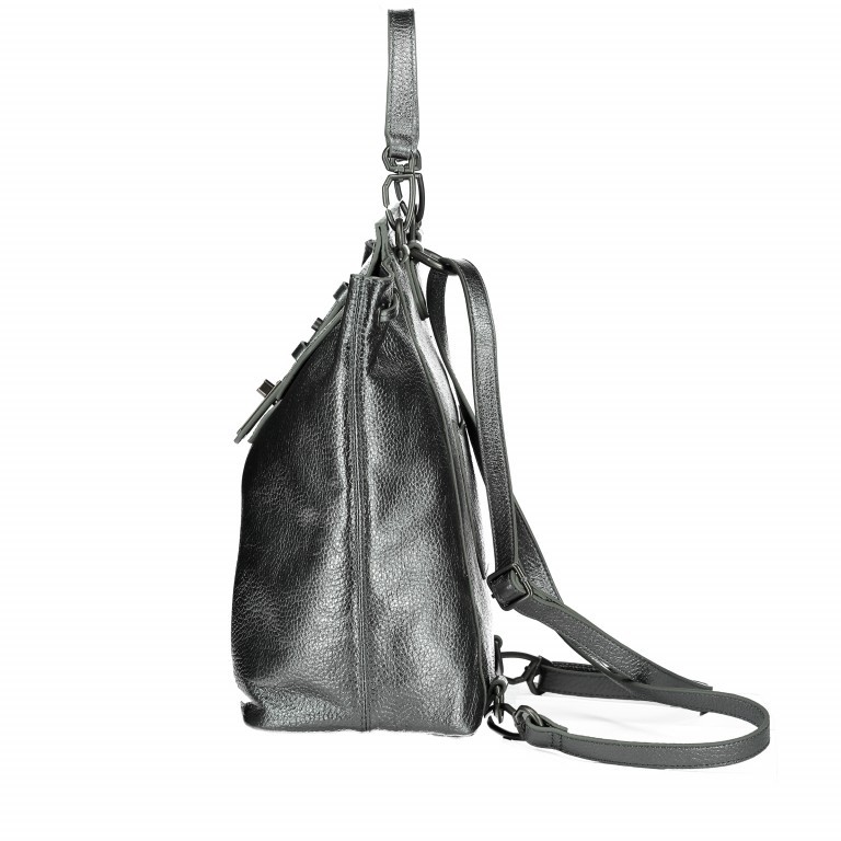 Rucksack Heavy Wisconsin Backpack Rock Grey Metallic, Farbe: metallic, Marke: Liebeskind Berlin, Abmessungen in cm: 28x31x14, Bild 3 von 7