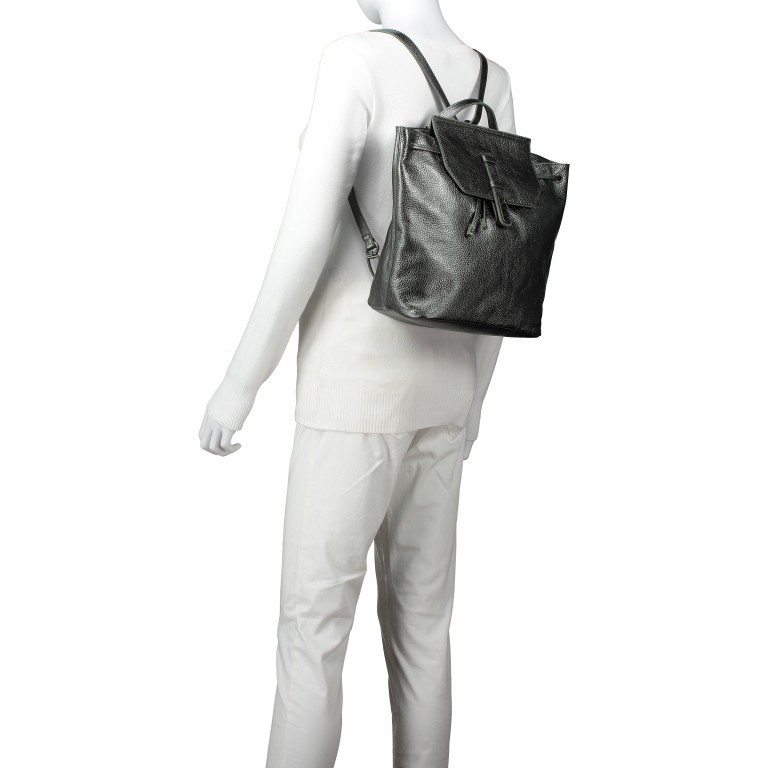 Rucksack Heavy Wisconsin Backpack Rock Grey Metallic, Farbe: metallic, Marke: Liebeskind Berlin, Abmessungen in cm: 28x31x14, Bild 4 von 7