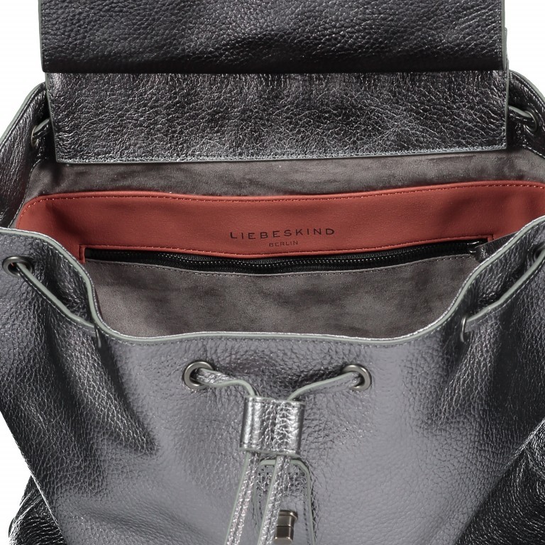 Rucksack Heavy Wisconsin Backpack Rock Grey Metallic, Farbe: metallic, Marke: Liebeskind Berlin, Abmessungen in cm: 28x31x14, Bild 5 von 7