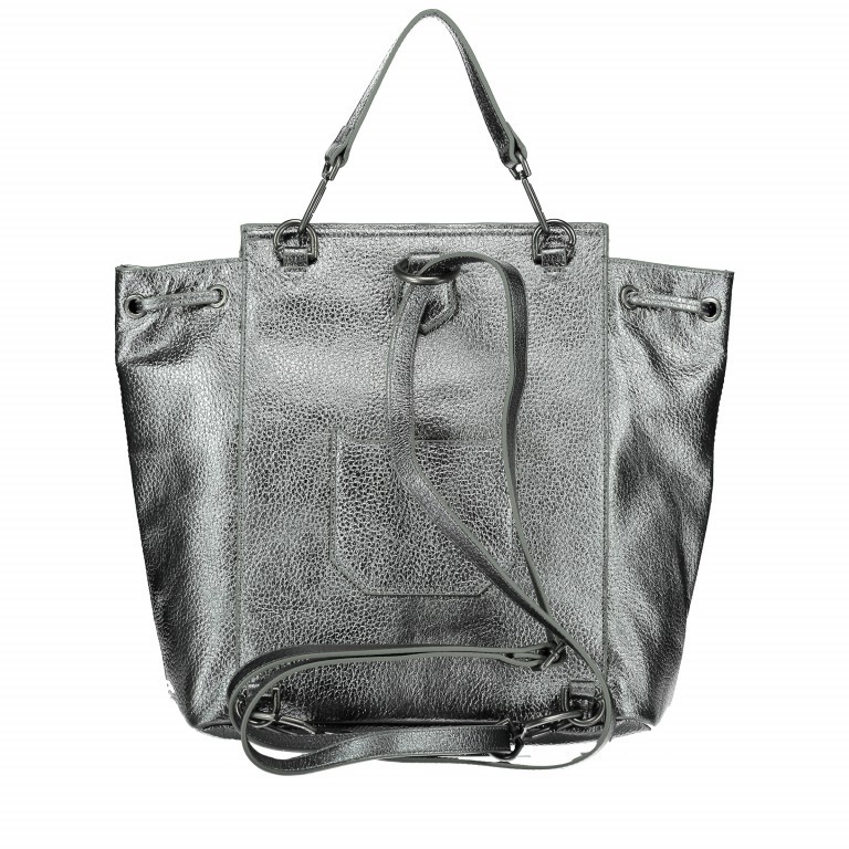 Rucksack Heavy Wisconsin Backpack Oil Black, Farbe: schwarz, Marke: Liebeskind Berlin, Abmessungen in cm: 28x31x14, Bild 6 von 7