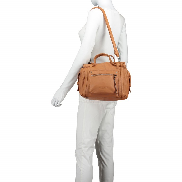 Handtasche Vintage Alexandra Street Grey, Farbe: grau, Marke: Liebeskind Berlin, Abmessungen in cm: 28x21x14, Bild 2 von 3