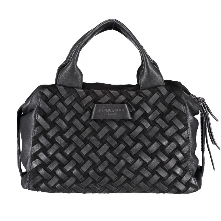 Handtasche Crosta Omaha Oil Black, Farbe: schwarz, Marke: Liebeskind Berlin, Abmessungen in cm: 30x20x13, Bild 1 von 6