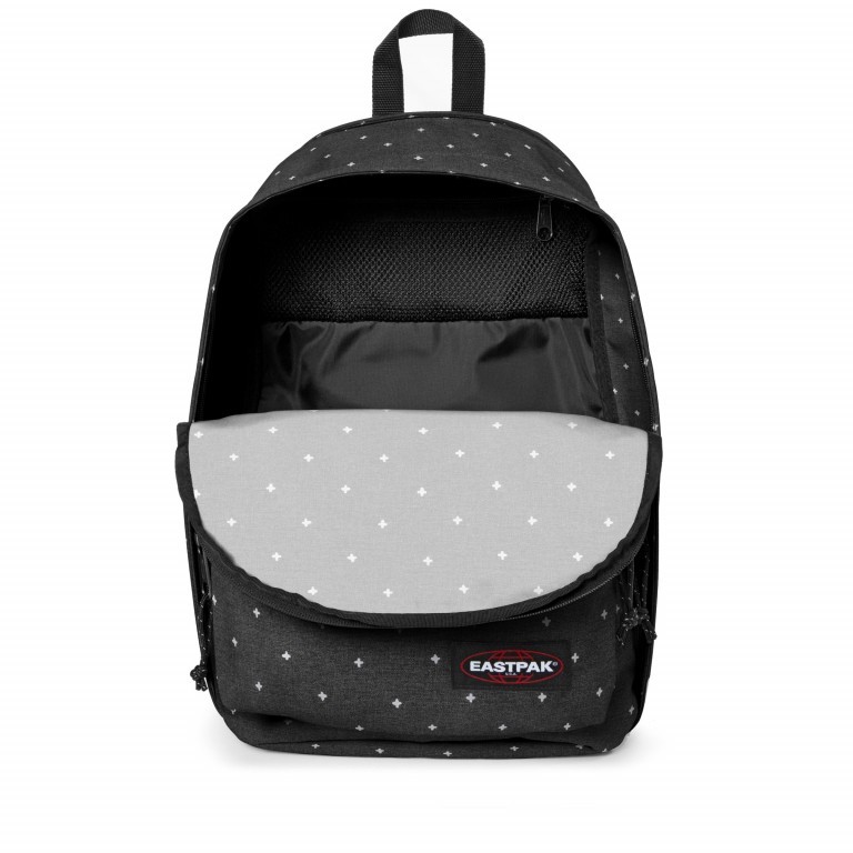 Rucksack Back to Work White Crosses, Farbe: schwarz, Marke: Eastpak, Abmessungen in cm: 29.5x43x25, Bild 4 von 5