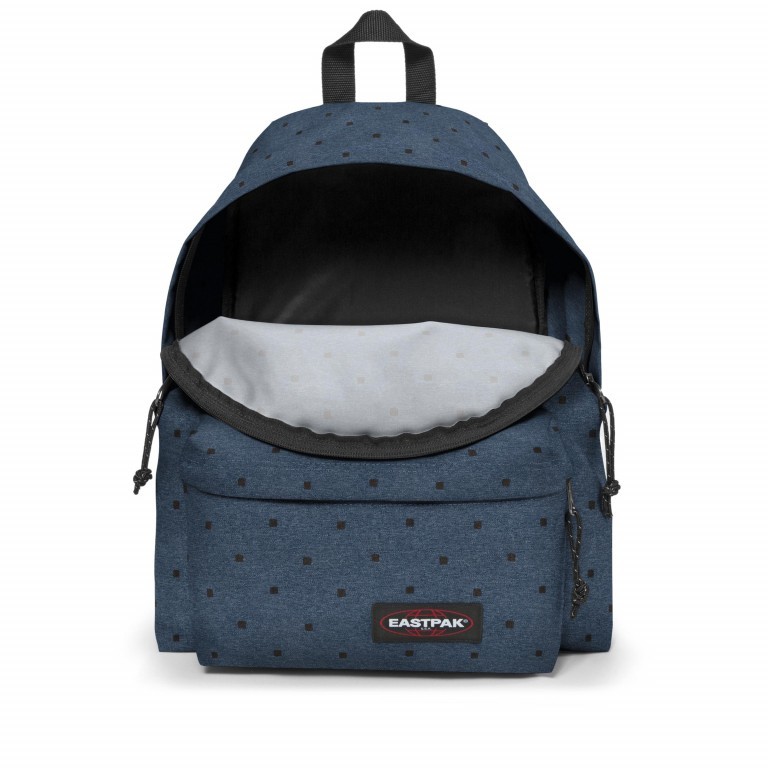 Rucksack Padded Black Squares, Farbe: anthrazit, Marke: Eastpak, Abmessungen in cm: 30x40x18, Bild 4 von 5