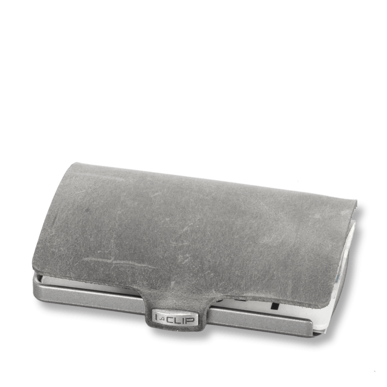 Wallet Soft Touch Slate, Farbe: grau, Marke: I-Clip, Abmessungen in cm: 9x7x1.7, Bild 1 von 4