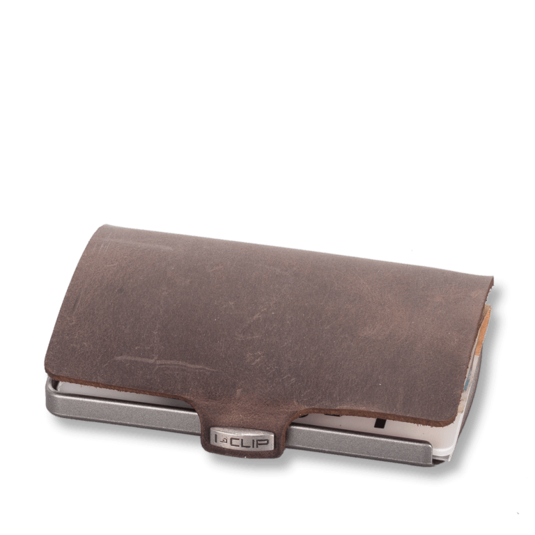 Wallet Soft Touch Braun, Farbe: braun, Marke: I-Clip, EAN: 4260169244127, Abmessungen in cm: 9x7x1.7, Bild 1 von 4