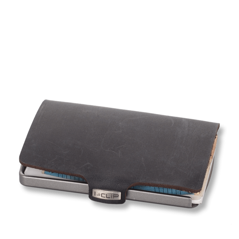 Wallet Soft Touch Schwarz, Farbe: schwarz, Marke: I-Clip, EAN: 4260169244134, Abmessungen in cm: 9x7x1.7, Bild 1 von 4