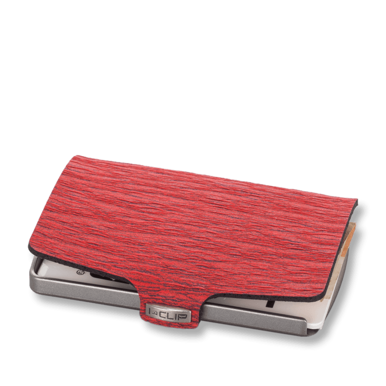 Wallet Veggie Rot, Farbe: rot/weinrot, Marke: I-Clip, EAN: 4260169243878, Abmessungen in cm: 9x7x1.7, Bild 1 von 4