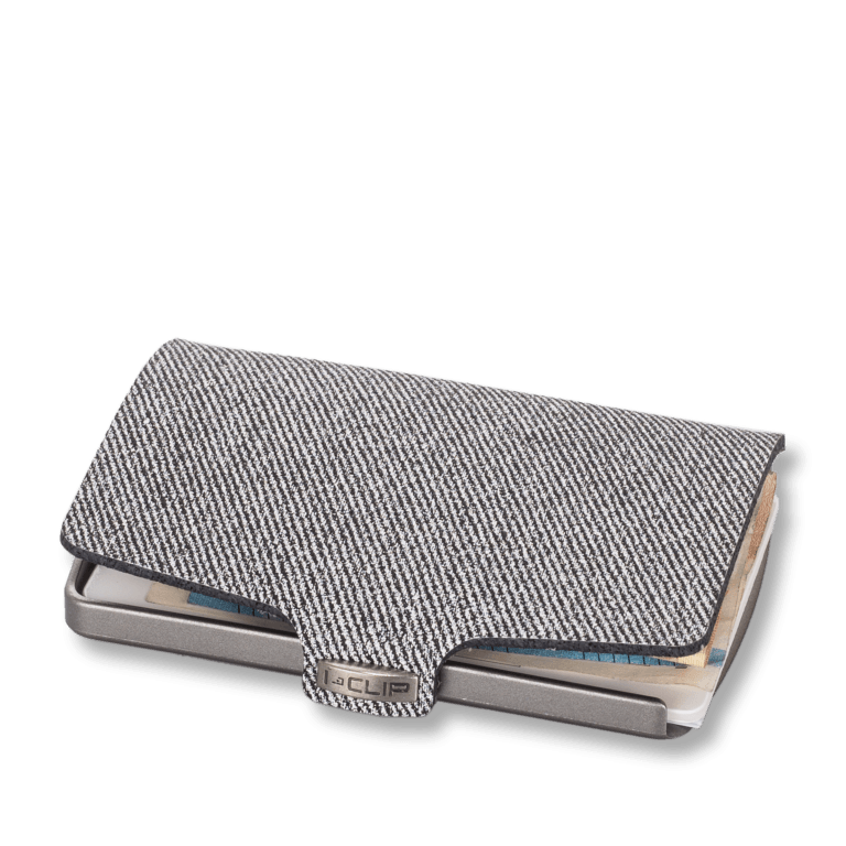 Wallet Veggie Jeans Grey, Farbe: grau, Marke: I-Clip, Abmessungen in cm: 9x7x1.7, Bild 1 von 4