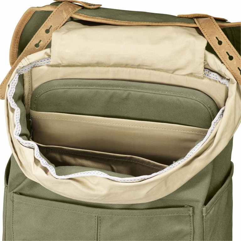 Rucksack No. 21 Medium Khaki Sand, Farbe: taupe/khaki, Marke: Fjällräven, EAN: 7323450363499, Abmessungen in cm: 44x28x13, Bild 2 von 5