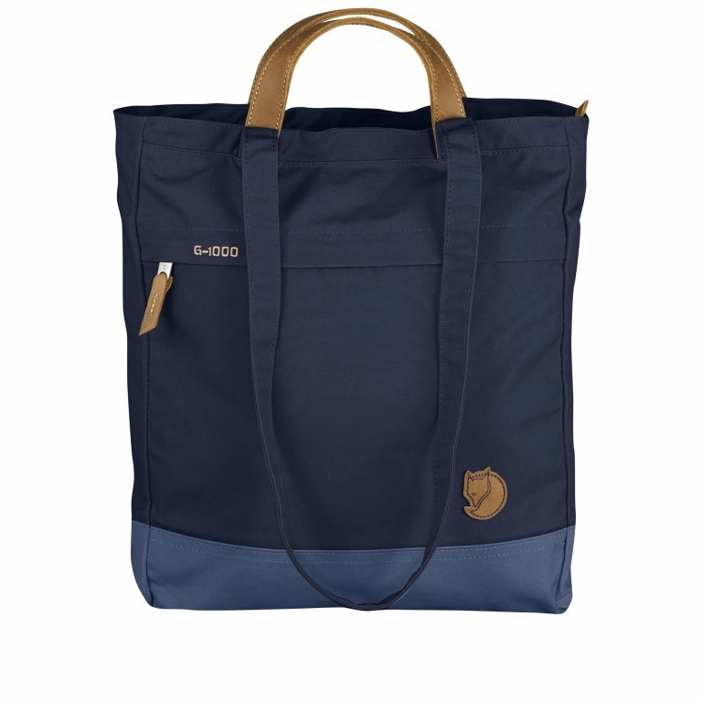 Tasche Totepack No. 1 Dark Navy Uncle Blue, Farbe: blau/petrol, Marke: Fjällräven, EAN: 7323450363444, Abmessungen in cm: 39x32x11, Bild 1 von 5