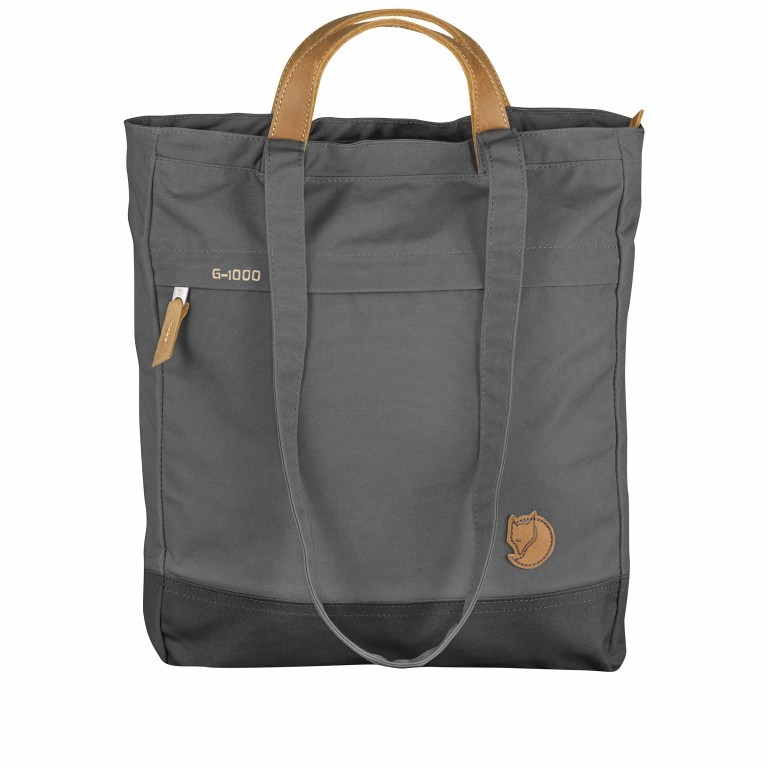 Tasche Totepack No. 1 Stone Grey Black, Farbe: anthrazit, Marke: Fjällräven, EAN: 7323450363420, Abmessungen in cm: 39x32x11, Bild 1 von 6