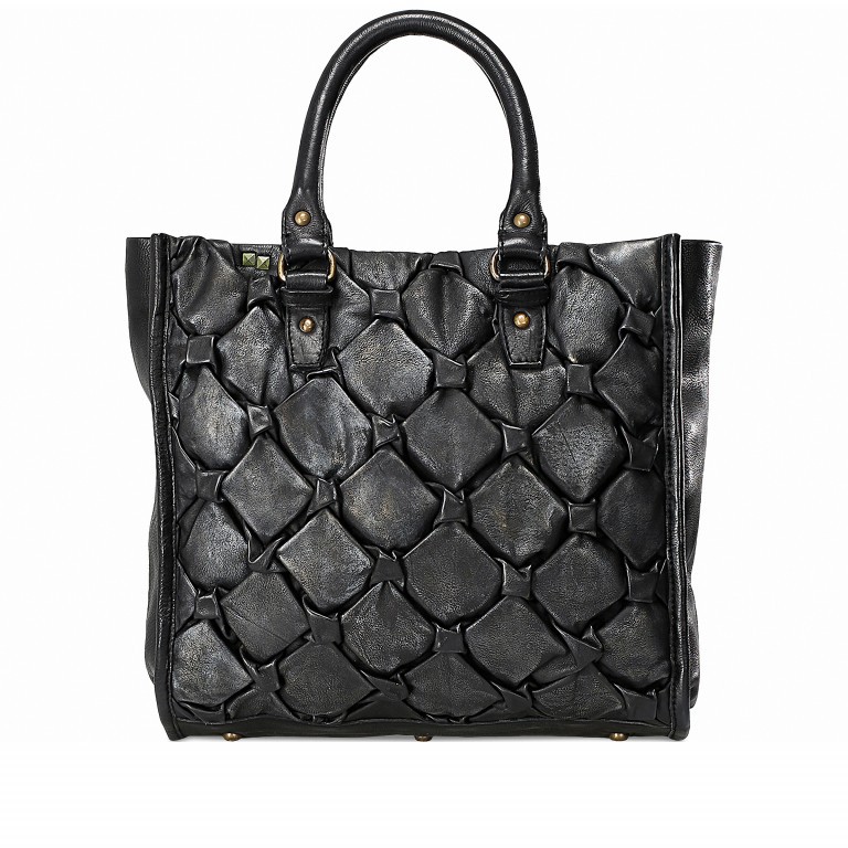 Handtasche Belladonna Clemita Black, Farbe: schwarz, Marke: Desiderius, Abmessungen in cm: 30x28x10, Bild 1 von 3