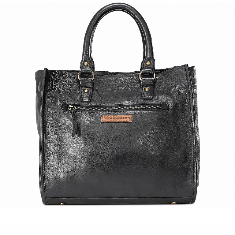 Handtasche Belladonna Clemita Black, Farbe: schwarz, Marke: Desiderius, Abmessungen in cm: 30x28x10, Bild 3 von 3