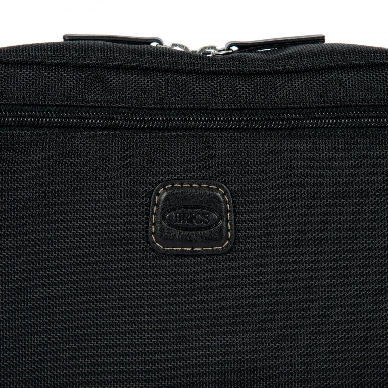 Kulturbeutel Siena Black, Farbe: schwarz, Marke: Brics, Abmessungen in cm: 25x17x9, Bild 6 von 6