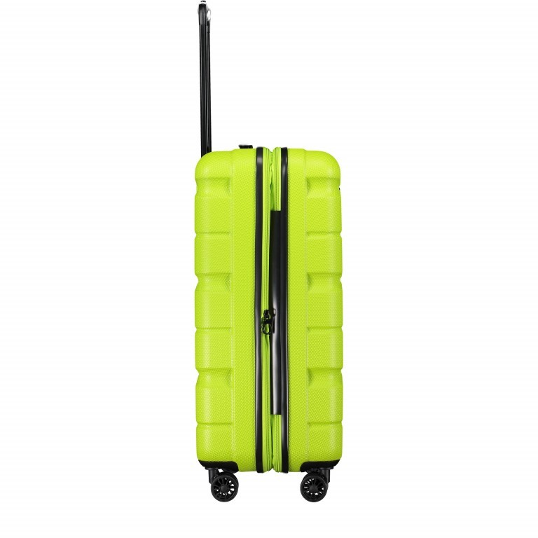 Koffer ABS13 66 cm Lime Green, Farbe: grün/oliv, Marke: Franky, EAN: 4250346064839, Abmessungen in cm: 44.5x66x28, Bild 3 von 10