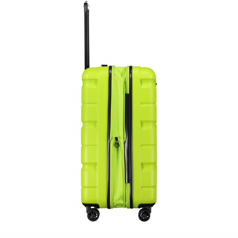 Koffer ABS13 66 cm Lime Green, Farbe: grün/oliv, Marke: Franky, EAN: 4250346064839, Abmessungen in cm: 44.5x66x28, Bild 4 von 10