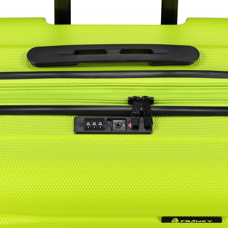 Koffer ABS13 66 cm Lime Green, Farbe: grün/oliv, Marke: Franky, EAN: 4250346064839, Abmessungen in cm: 44.5x66x28, Bild 10 von 10