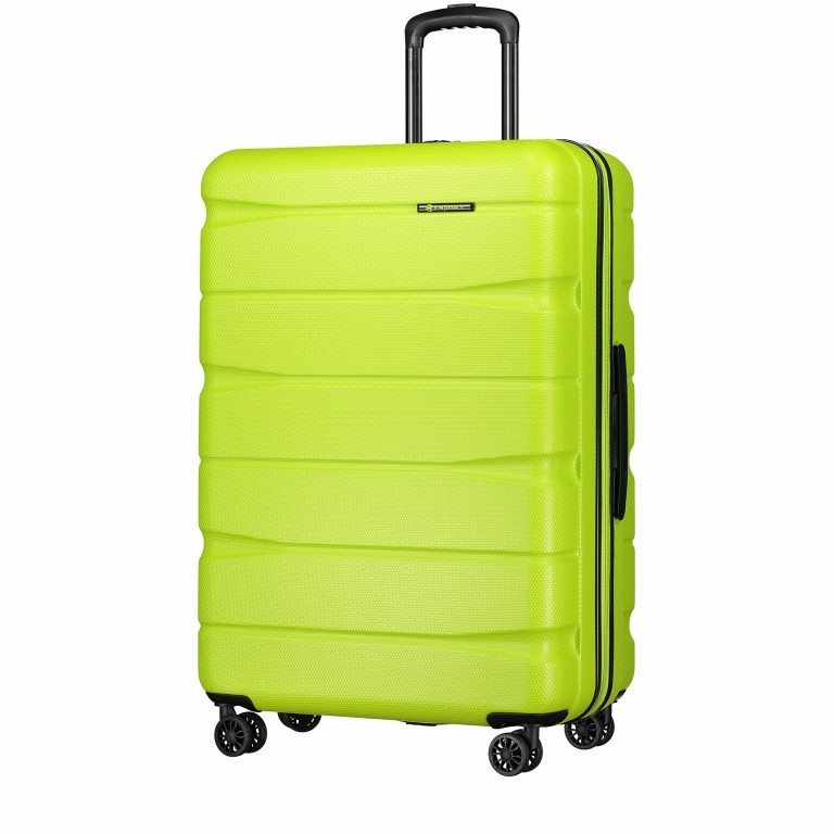 Koffer ABS13 76 cm Lime Green, Farbe: grün/oliv, Marke: Franky, EAN: 4250346064846, Abmessungen in cm: 51x76x30, Bild 2 von 8