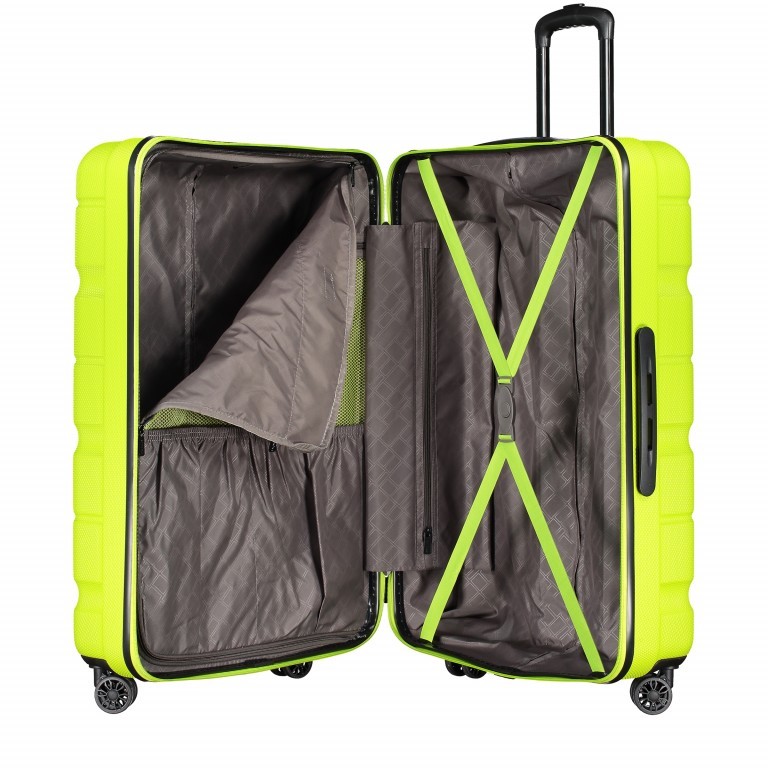 Koffer ABS13 76 cm Lime Green, Farbe: grün/oliv, Marke: Franky, EAN: 4250346064846, Abmessungen in cm: 51x76x30, Bild 7 von 8