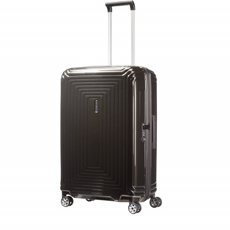 Koffer neopulse Spinner 69 Metallic Black, Farbe: anthrazit, Marke: Samsonite, EAN: 5414847565694, Abmessungen in cm: 46x69x27, Bild 2 von 9