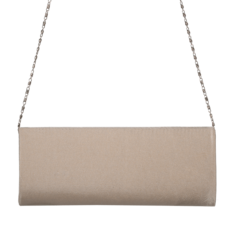 Clutch Beige, Farbe: beige, Marke: Hausfelder Manufaktur, Abmessungen in cm: 24x10x6, Bild 6 von 7