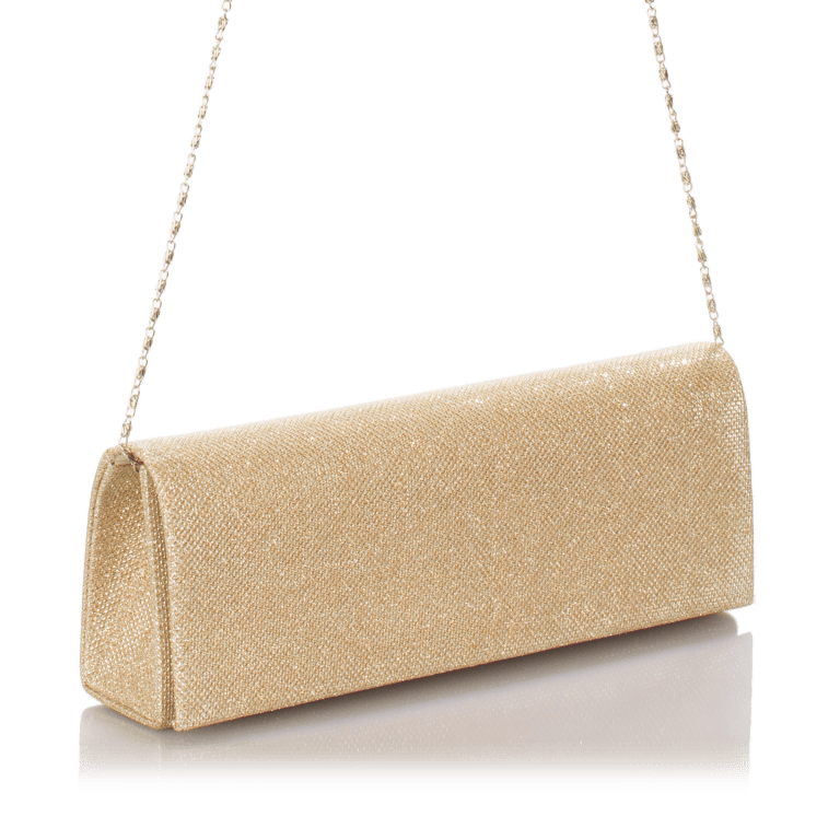 Clutch Gold, Farbe: metallic, Marke: Hausfelder Manufaktur, Abmessungen in cm: 27x10x6, Bild 2 von 7