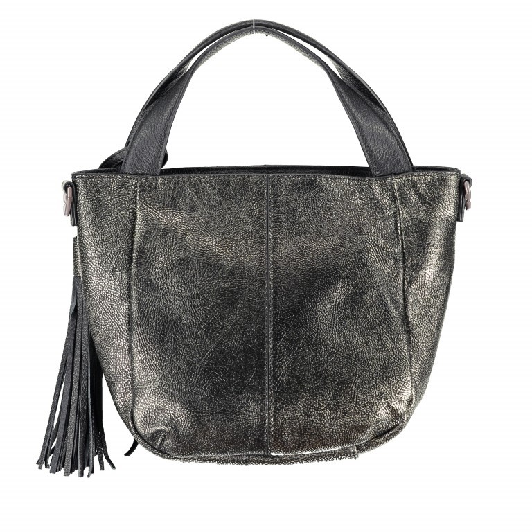 Handtasche Zipper Minneapoli Metallic Silver, Farbe: metallic, Marke: Liebeskind Berlin, Bild 5 von 6