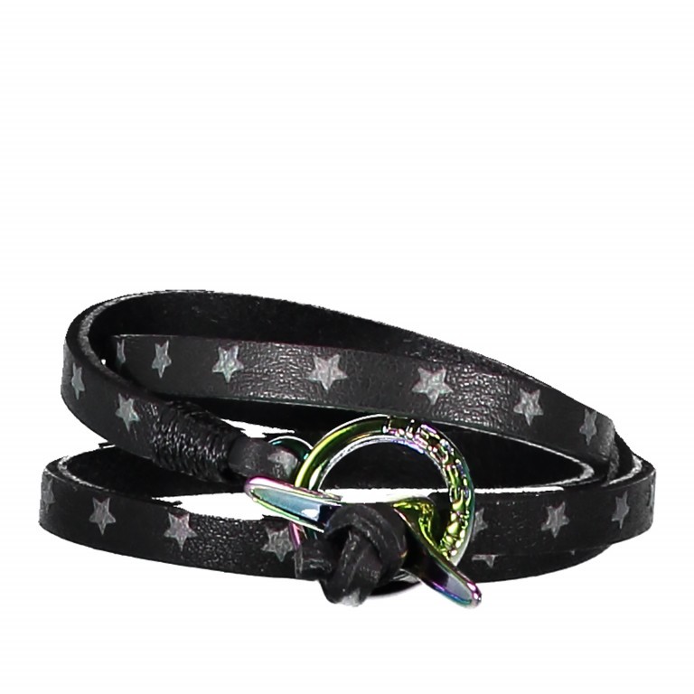 Armband Hologramm Joy Wickelarmband Oil Black, Farbe: schwarz, Marke: Liebeskind Berlin, Bild 1 von 1