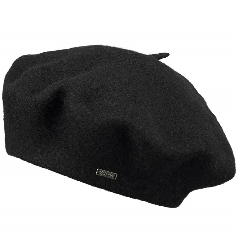 Baskenmütze Sambre Black, Farbe: schwarz, Marke: Barts, EAN: 8717457547034, Bild 1 von 2