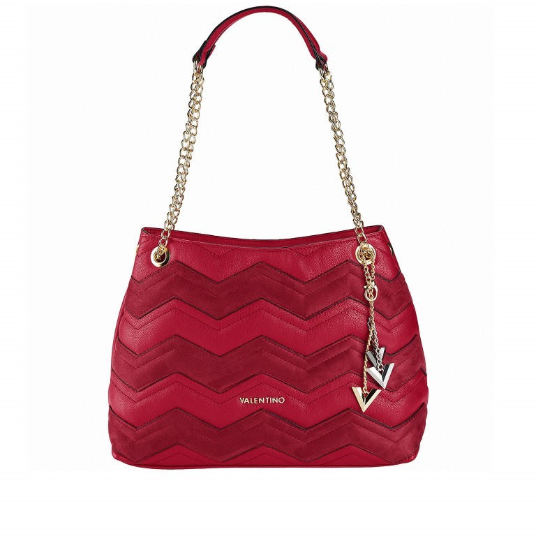 Shopper Coriandolo Rosso, Farbe: rot/weinrot, Marke: Valentino Bags, Abmessungen in cm: 26.5x35x12, Bild 1 von 6