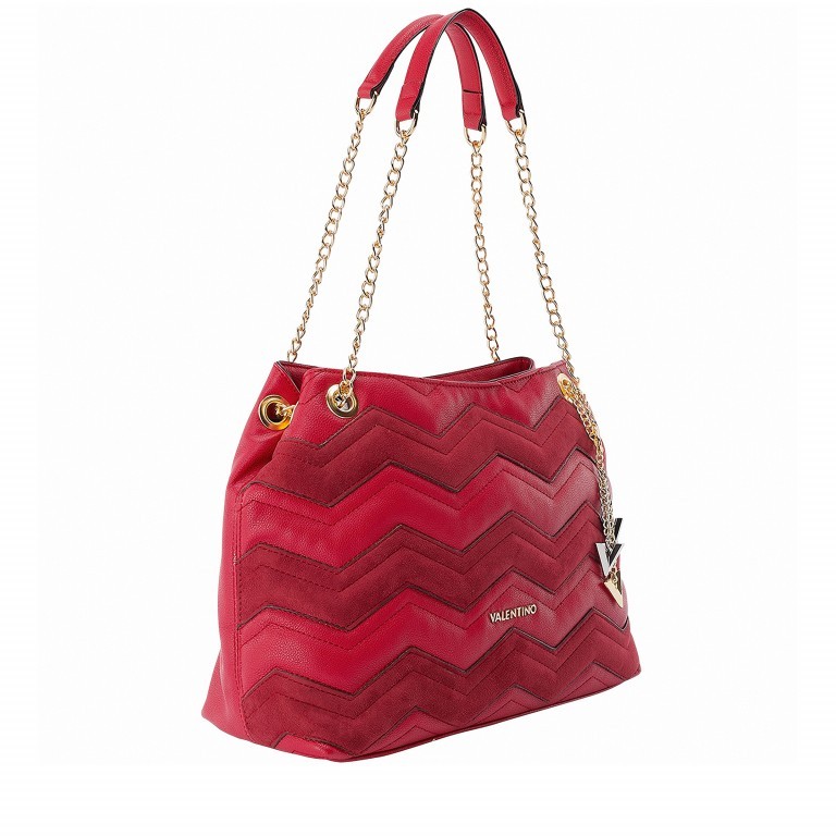 Shopper Coriandolo Rosso, Farbe: rot/weinrot, Marke: Valentino Bags, Abmessungen in cm: 26.5x35x12, Bild 2 von 6