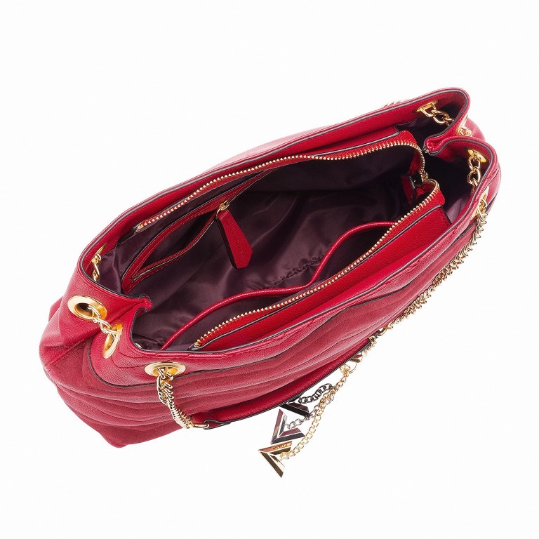 Shopper Coriandolo Rosso, Farbe: rot/weinrot, Marke: Valentino Bags, Abmessungen in cm: 26.5x35x12, Bild 4 von 6