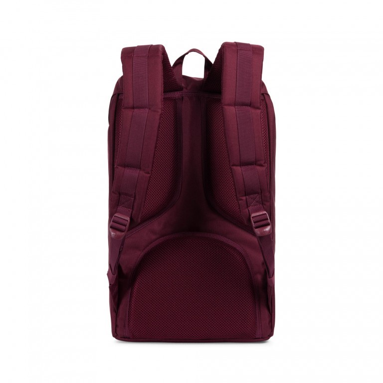 Rucksack Little America Volumen 23 Liter Windsor Wine, Farbe: rot/weinrot, Marke: Herschel, EAN: 0828432146611, Abmessungen in cm: 28x50x17, Bild 4 von 4