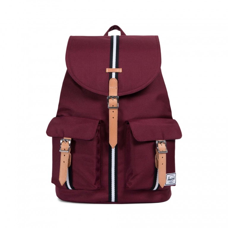 Rucksack Dawson Offset Größe 20,5 Liter Windsor Wine Veggie Tan, Farbe: rot/weinrot, Marke: Herschel, EAN: 0828432146598, Abmessungen in cm: 33x40x15, Bild 1 von 4