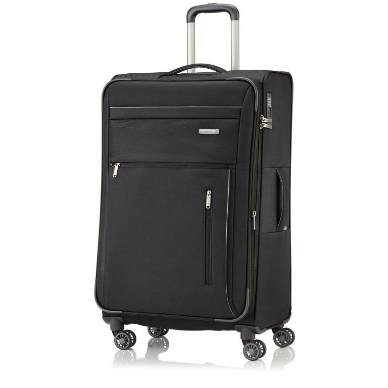 Koffer Capri Größe 76 cm Schwarz, Farbe: schwarz, Marke: Travelite, EAN: 4027002059771, Abmessungen in cm: 46x76x30, Bild 2 von 2
