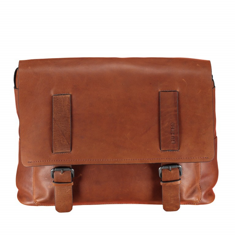 Kuriertasche Turnham Messenger LHF Brown, Farbe: braun, Marke: Strellson, EAN: 4053533525980, Abmessungen in cm: 42x30x11, Bild 1 von 4