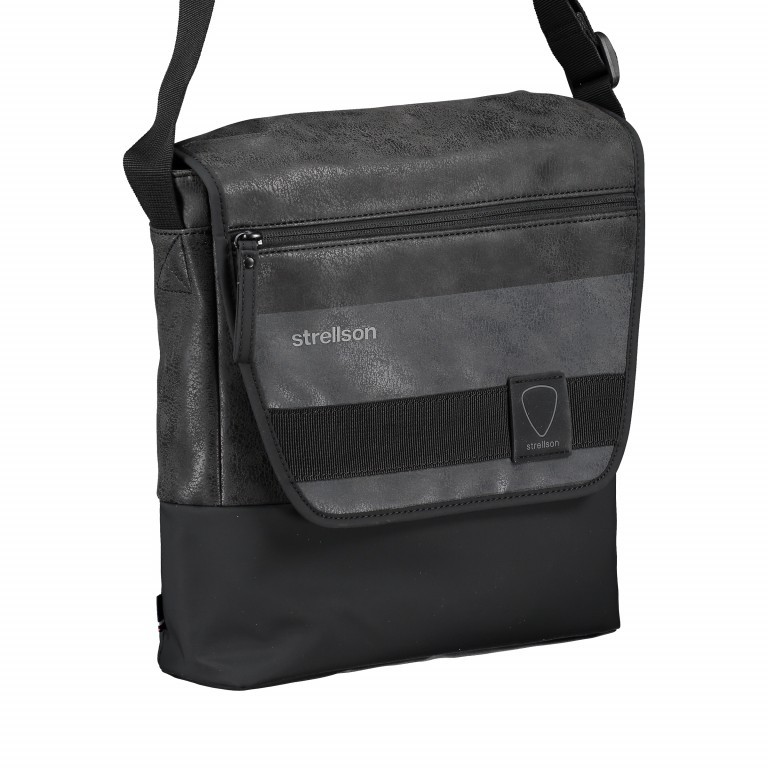 Umhängetasche Finchley Shoulderbag MVF Dark Grey, Farbe: anthrazit, Marke: Strellson, EAN: 4053533770571, Abmessungen in cm: 28x30x9, Bild 2 von 7