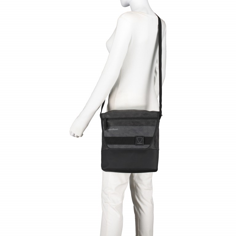 Umhängetasche Finchley Shoulderbag MVF Dark Grey, Farbe: anthrazit, Marke: Strellson, EAN: 4053533770571, Abmessungen in cm: 28x30x9, Bild 5 von 7