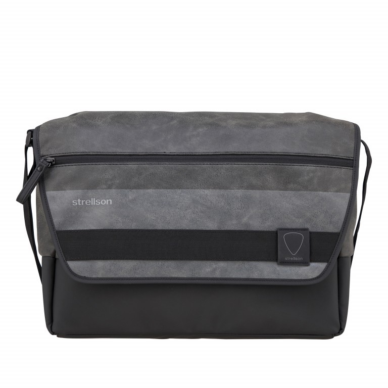 Kuriertasche Finchley Messenger LHF Dark Grey, Farbe: anthrazit, Marke: Strellson, EAN: 4053533770557, Abmessungen in cm: 38x30x12, Bild 1 von 7