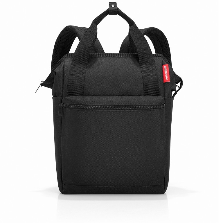 Rucksack Allrounder R Black, Farbe: schwarz, Marke: Reisenthel, EAN: 4012013598722, Abmessungen in cm: 31x39x17, Bild 1 von 4