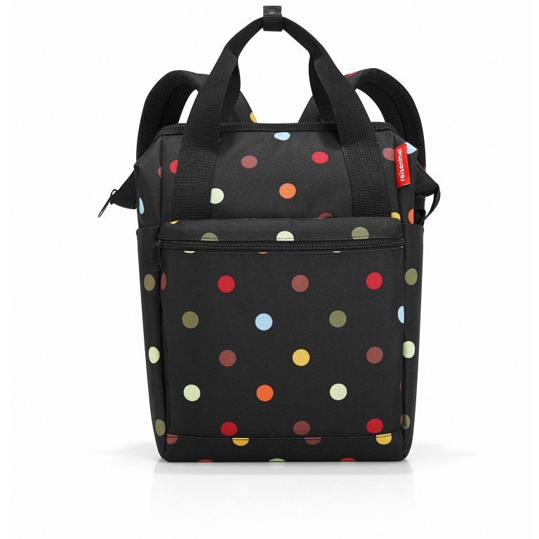 Rucksack Allrounder R Dots, Farbe: bunt, Marke: Reisenthel, EAN: 4012013598692, Abmessungen in cm: 31x39x17, Bild 1 von 4