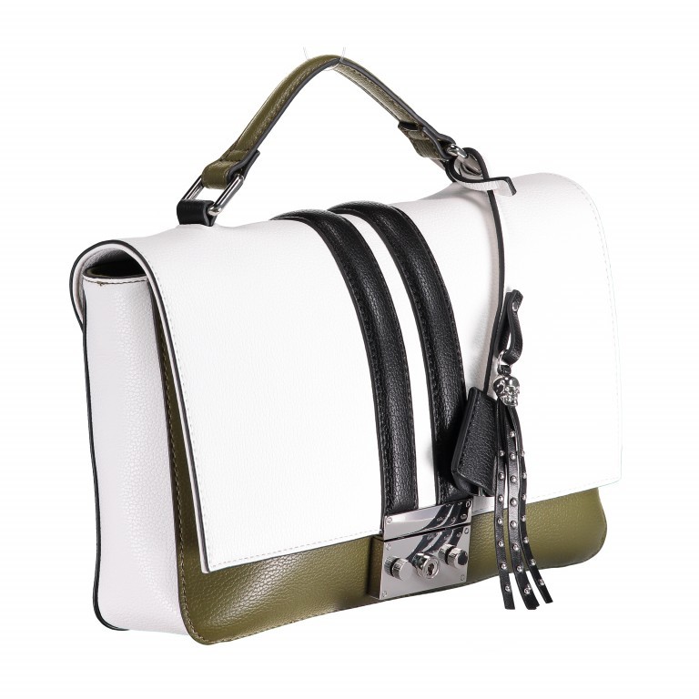 Handtasche Tricolor Khaki, Farbe: taupe/khaki, Marke: Replay, EAN: 8054381555378, Abmessungen in cm: 25x18x7.5, Bild 2 von 6