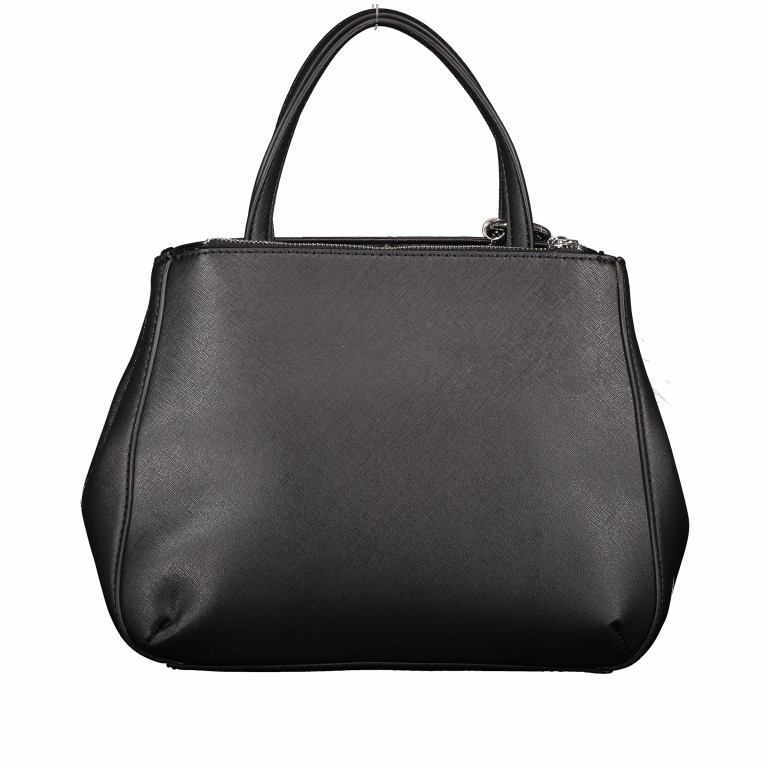 Handtasche Britta Black, Farbe: schwarz, Marke: Guess, EAN: 0190231089704, Abmessungen in cm: 28x22x12, Bild 5 von 6