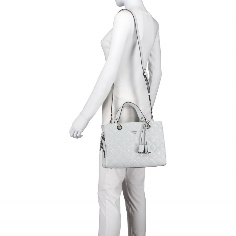 Handtasche Seraphina Grey, Farbe: grau, Marke: Guess, EAN: 0190231117599, Abmessungen in cm: 30x23x14, Bild 3 von 6