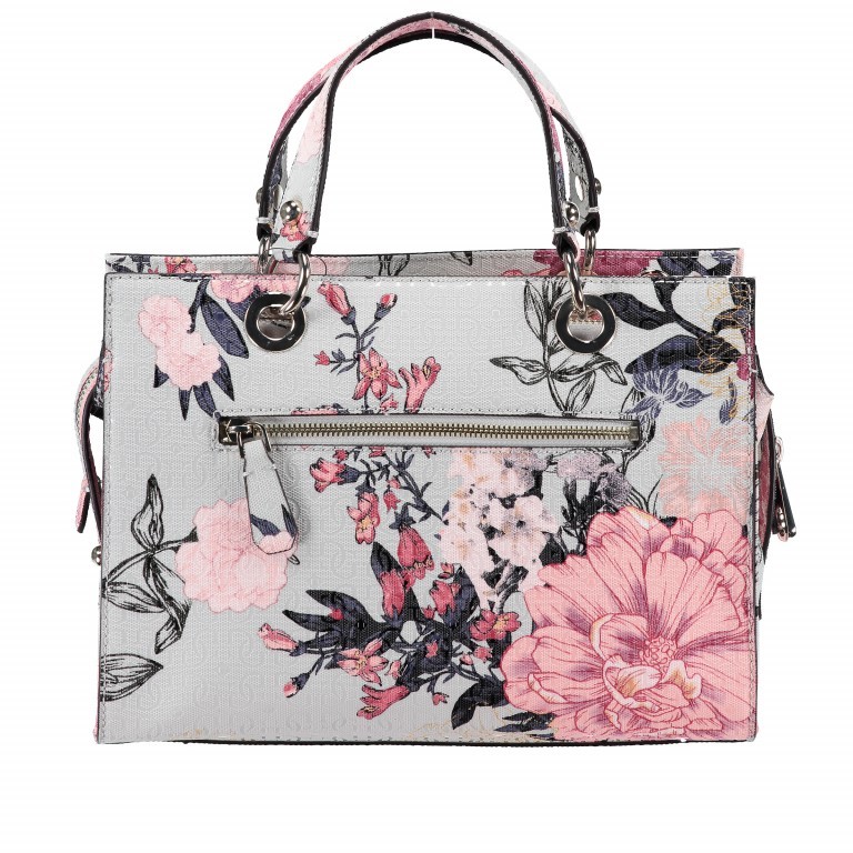 Handtasche Seraphina Grey Floral, Farbe: grau, Marke: Guess, EAN: 0190231097204, Abmessungen in cm: 30x23x14, Bild 5 von 6