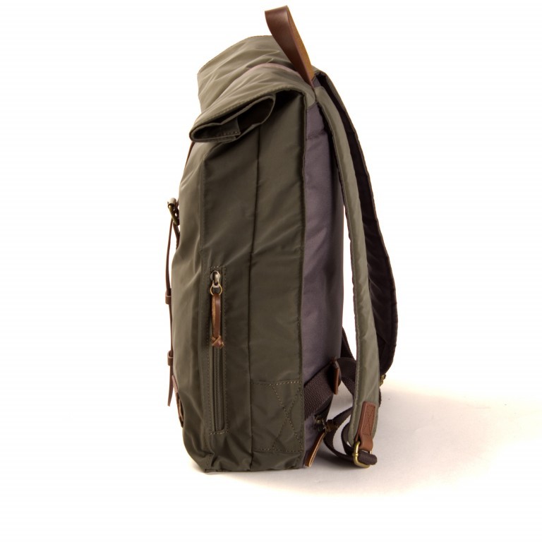 Rucksack Amsterdam Series Mitch Army Brown, Farbe: grün/oliv, Marke: Property of ..., EAN: 8719322700803, Abmessungen in cm: 31x41x10, Bild 3 von 6