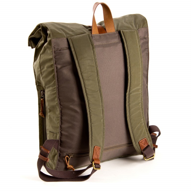 Rucksack Amsterdam Series Mitch Army Brown, Farbe: grün/oliv, Marke: Property of ..., EAN: 8719322700803, Abmessungen in cm: 31x41x10, Bild 6 von 6